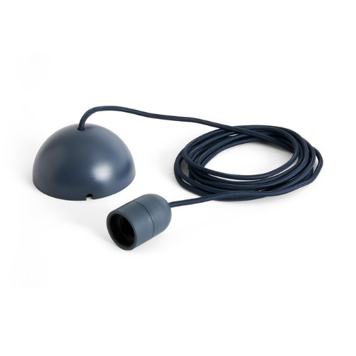 Common Pendant Cord Set Anthracite Blue
