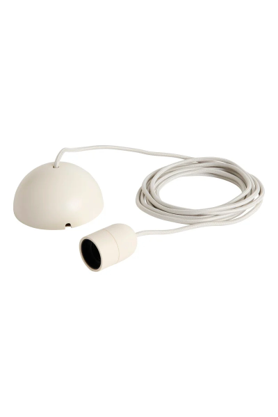 Common Clay White - Set de cable de lámpara colgante
