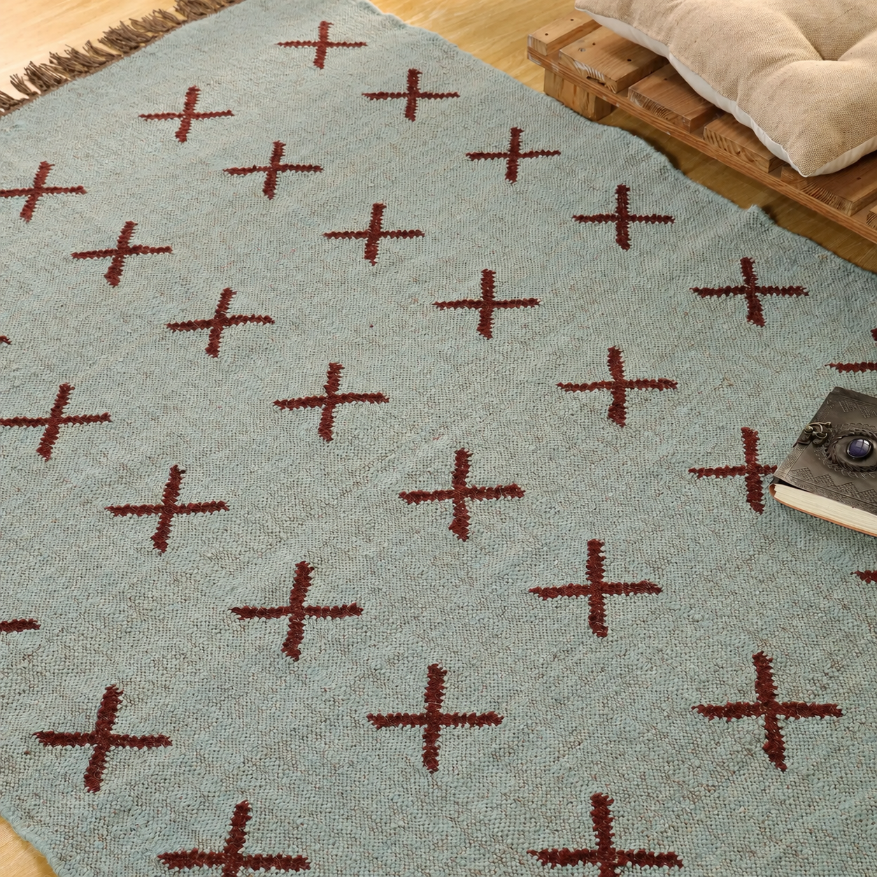 Cross Runner – Sky / Rust - 75X300