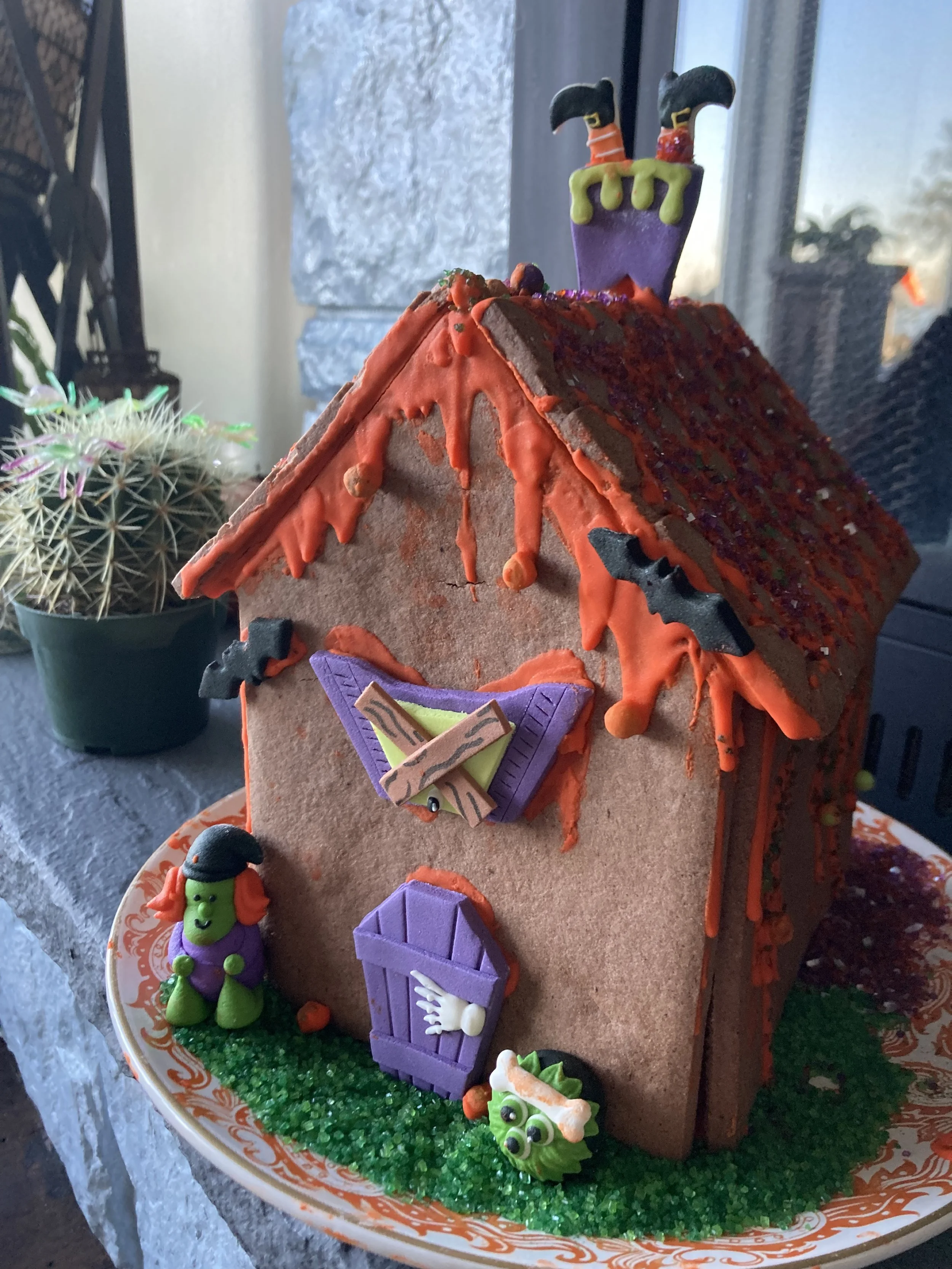 Mother and I Made a Super-Cute, Haunted, Holiday Insta Gingerbread House: Here's How