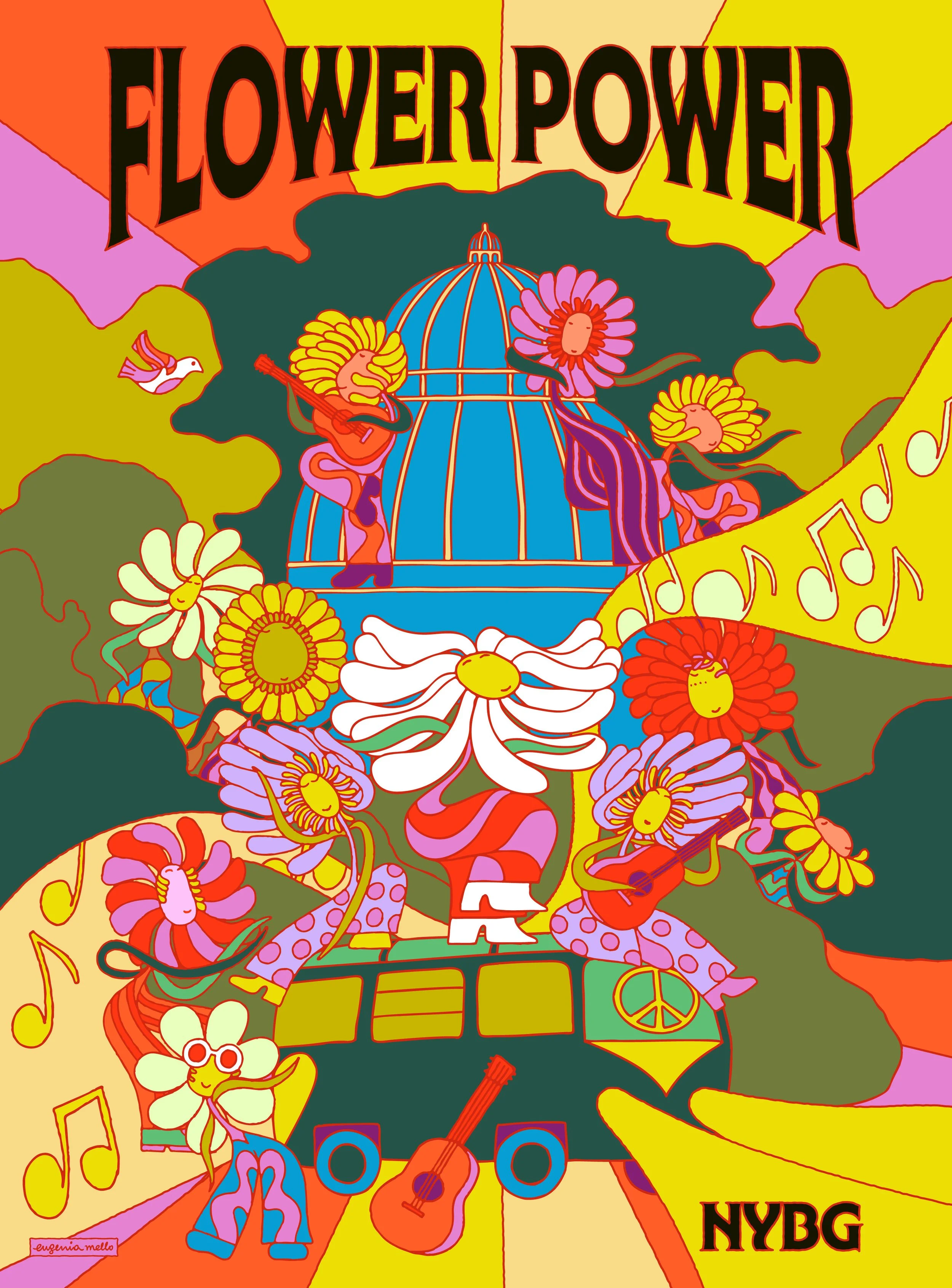 Flower Power Debuts at NYBG’s Summer of Love 