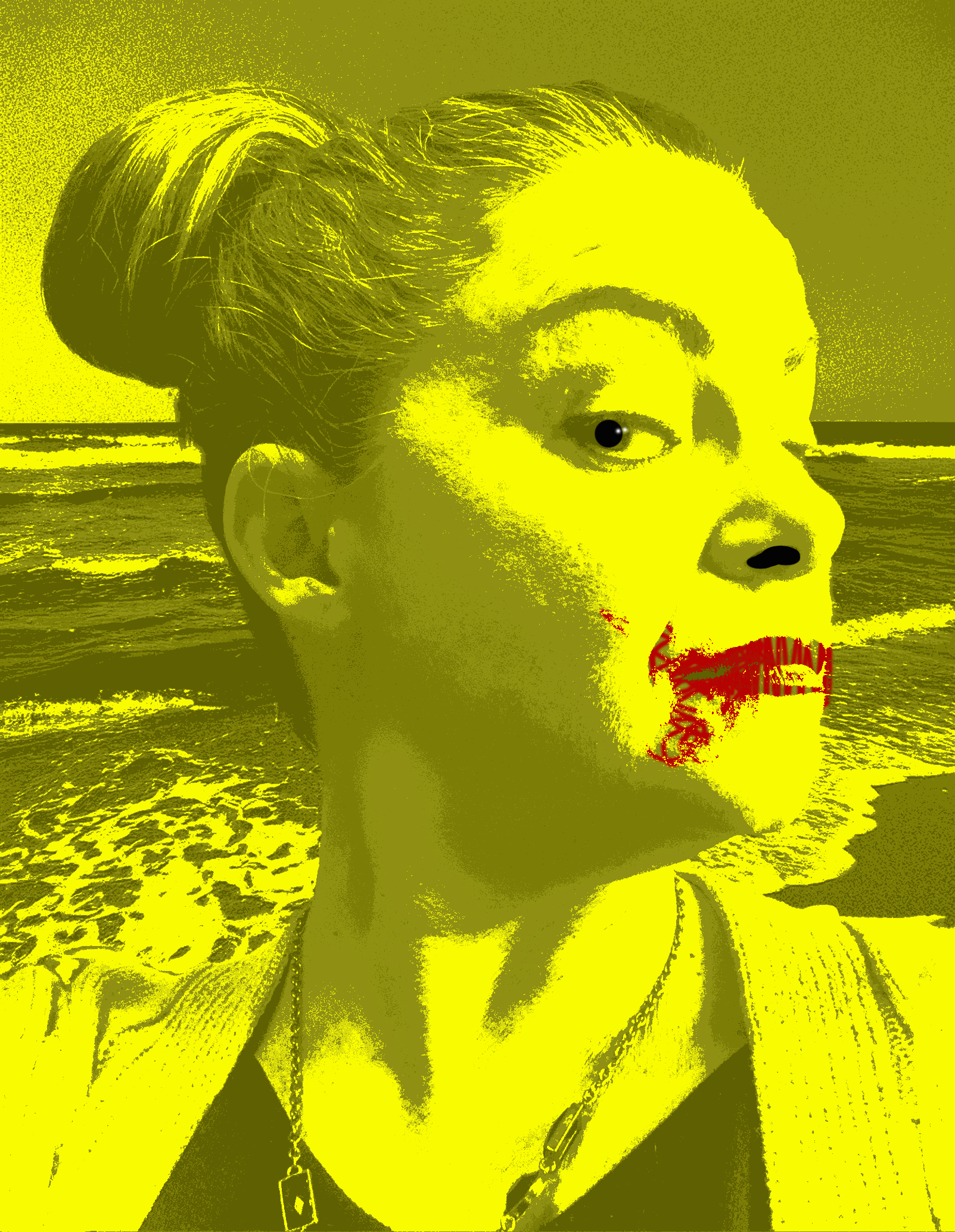 Beach Self Prortrait
