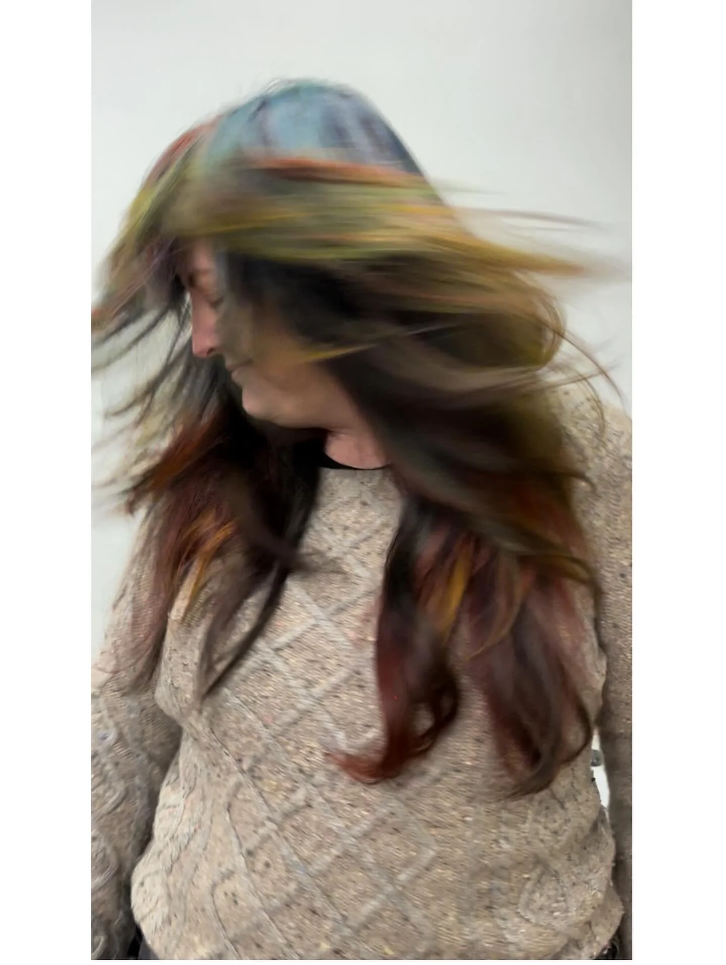 Movement and color ❤️#seattle #hair #colorfulhair