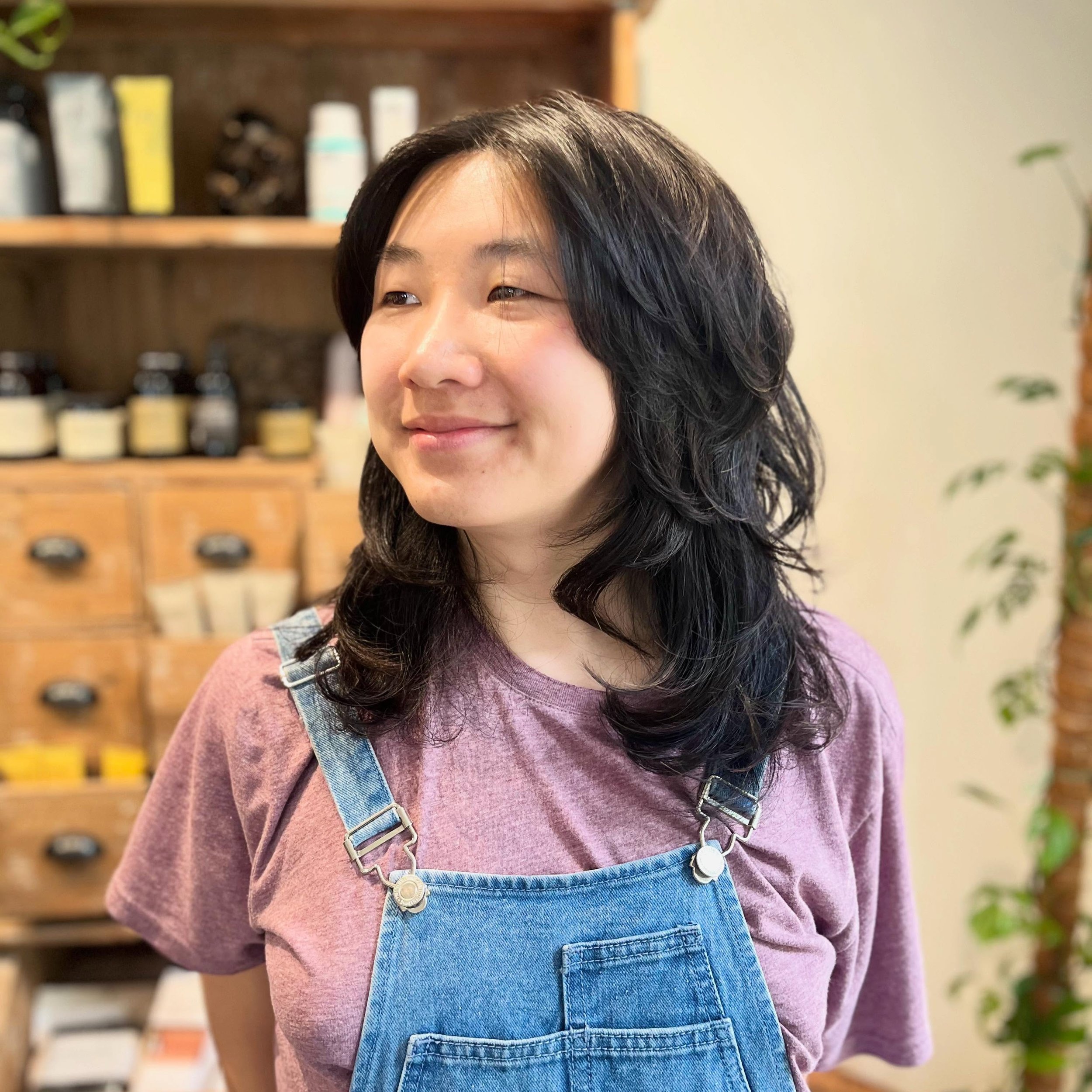 Wolf cut on this stunning babe! Bringing in the new. Swipe for the before. #haircut #wolfcut #razorcut #layers #seattle
