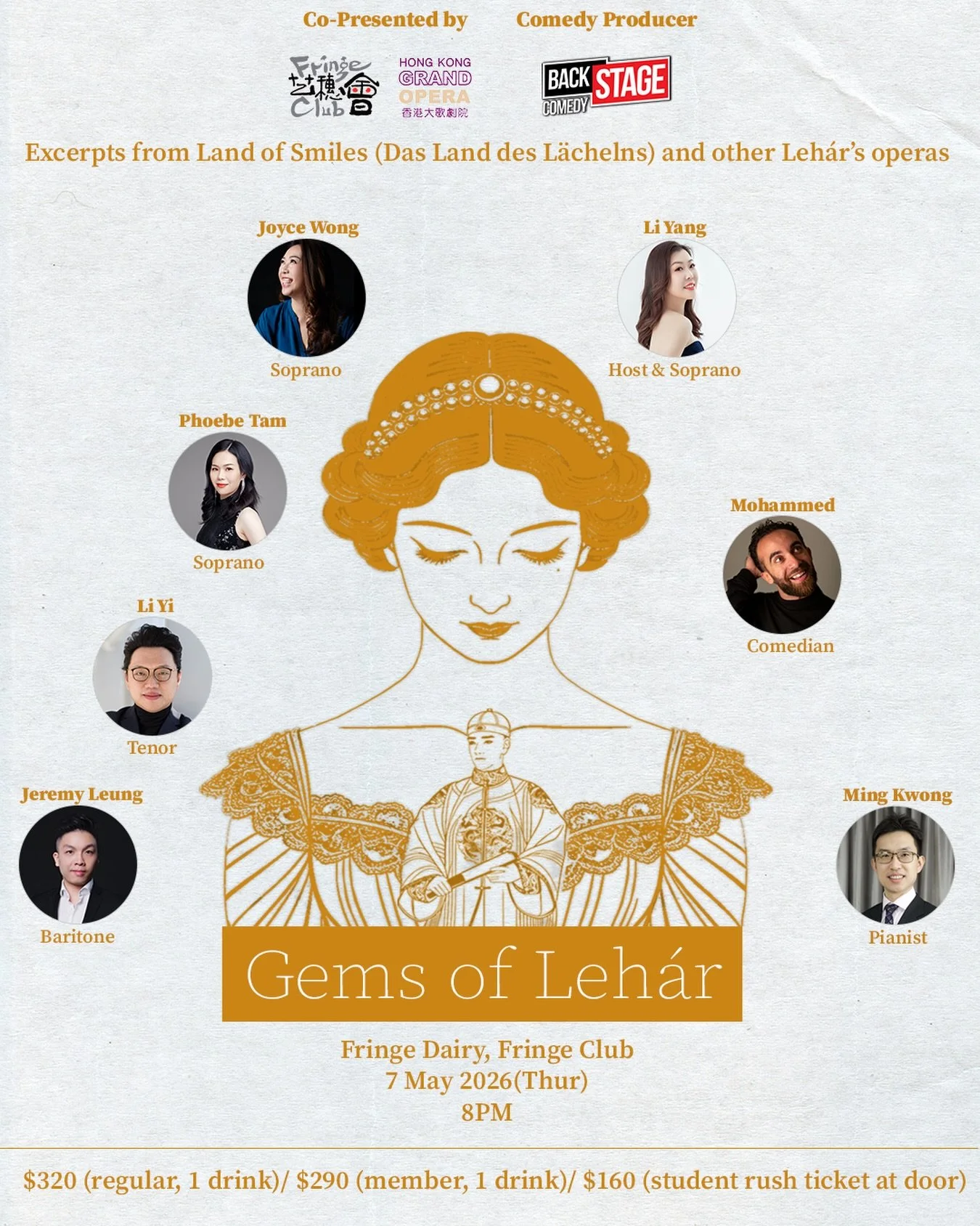 Standup Opera is sparkling up the stage with the best of Franz Leh&aacute;r!  Dive into lush selections from The Land of Smiles (Das Land des L&auml;chelns) &mdash; soaring romance, twinkling waltzes, and that irresistible Viennese charm.  Plus more 