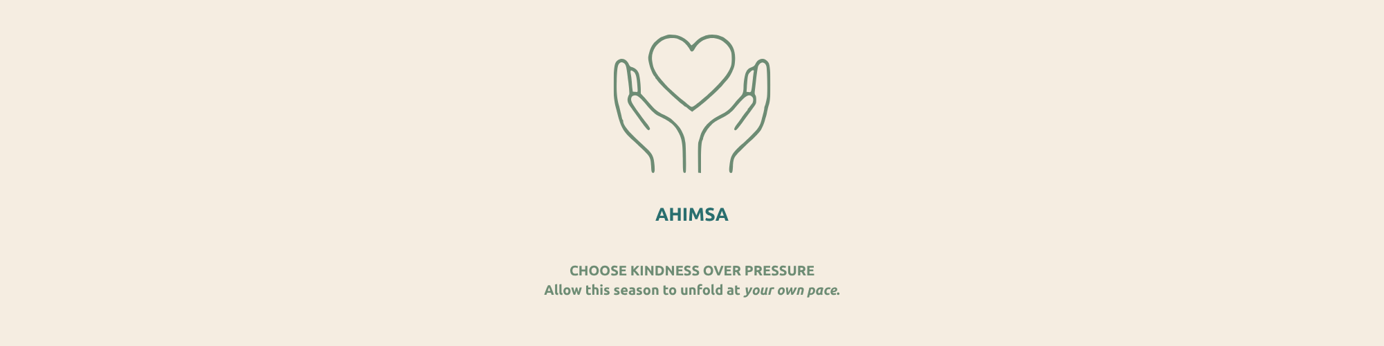 Embracing Ahimsa and self-compassion as a summer wellness practice to prevent stress and over-scheduling.