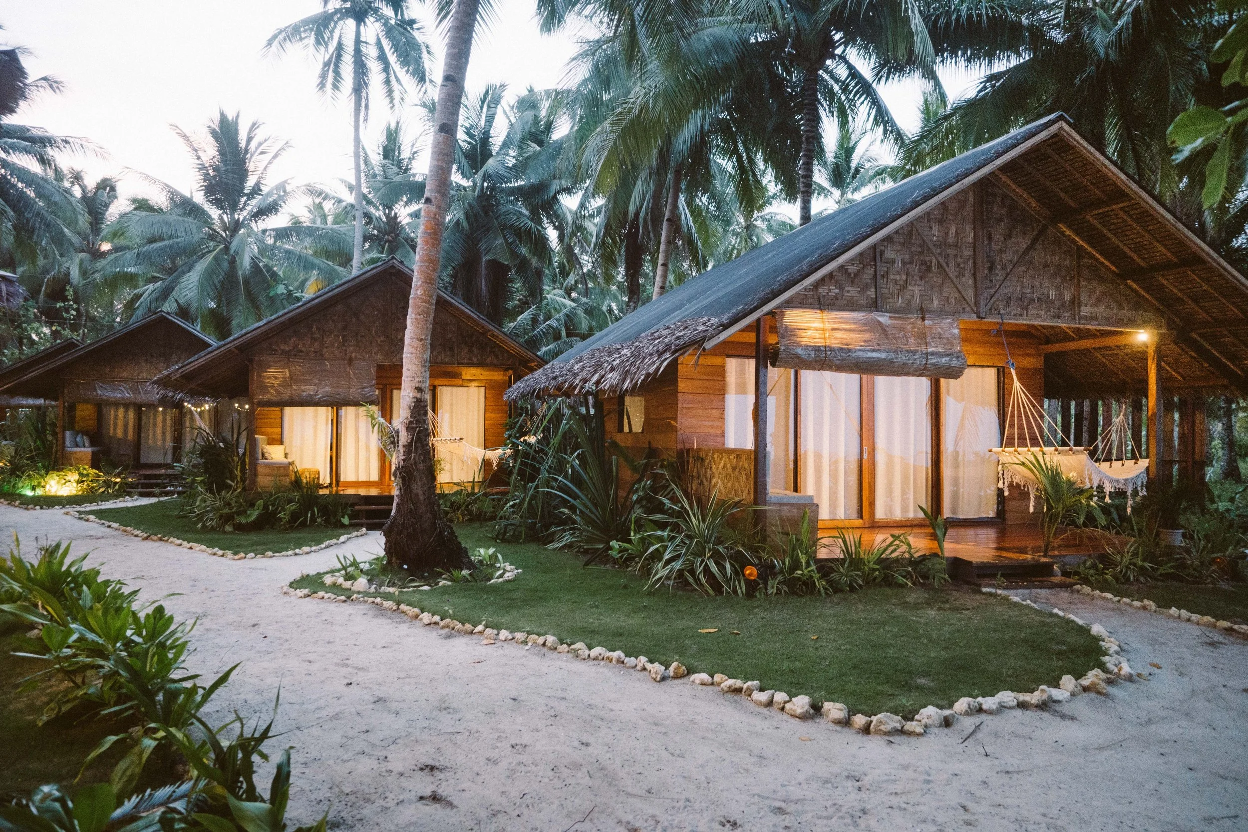 Daloy yoga retreat beachfront accommodation Siargao Philippines