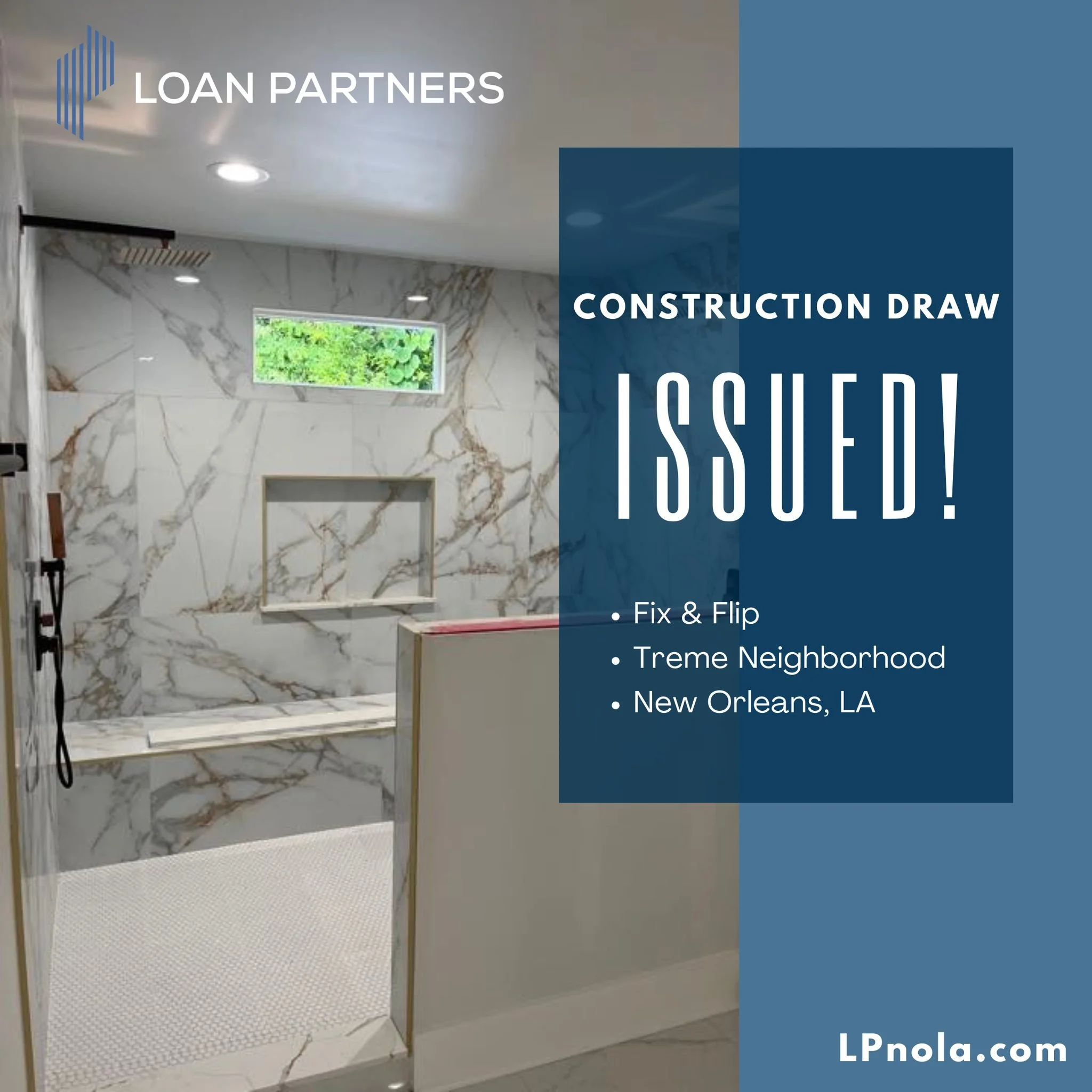 Progress in Treme! 🚀 Another draw released for this residential rehab in New Orleans.

#LPnola #neworleansrealestate #neworleansinvestmentproperty