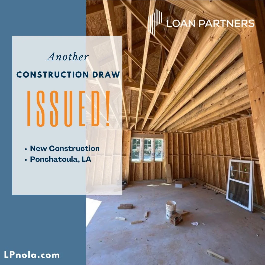 Another draw issued! 🚀

New construction in Ponchatoula, LA 🏡

#LoanPartners #ConstructionLoans #neworleansrealestate