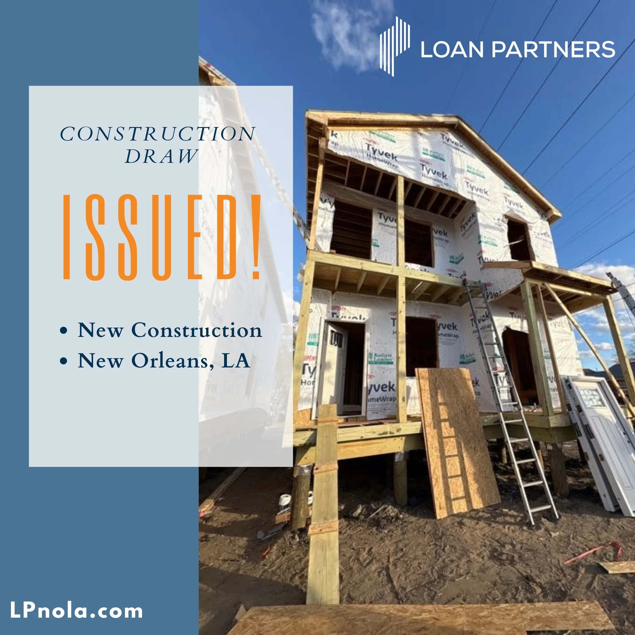 Draw funded ✔️
Project moving ✔️
Momentum building in New Orleans ⚜️

Want fast, reliable construction financing?
📲 DM us.

#lpnola #ConstructionFunding #DrawRequest #PrivateCapital #NewConstructionLoan #RealEstateInvestor #NOLARealEstate