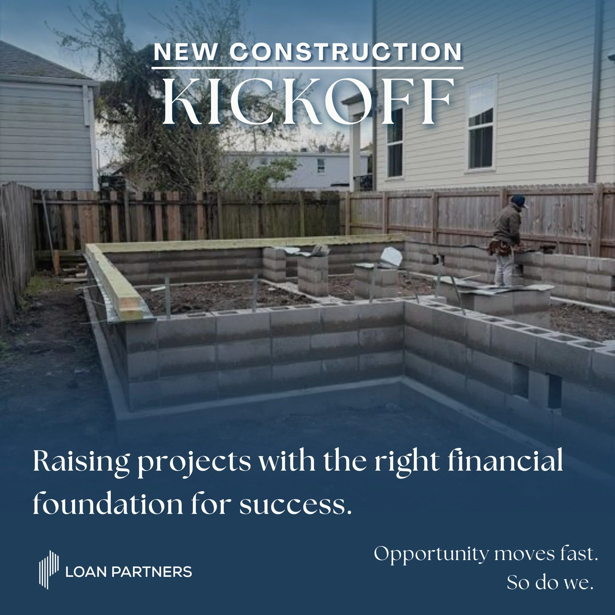 This raised new construction project in New Orleans is moving forward with the right foundation&mdash;both structurally and financially.

We work with investors to provide the kind of financing that supports long-term growth, not just a single deal. 