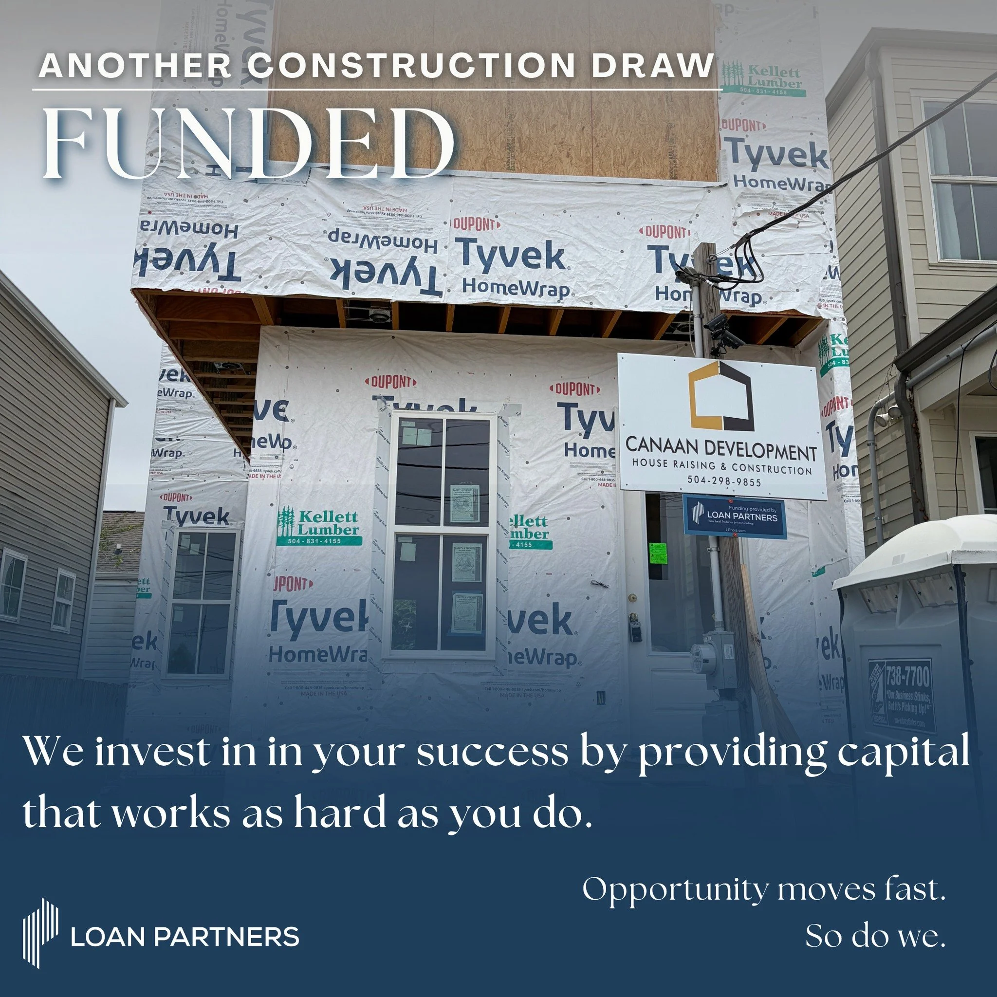 Every successful investment is made up of a series of milestones, and each one plays a role in bringing the bigger vision to life. We're proud to support investors throughout the process with financing designed to keep projects moving forward.

Have 