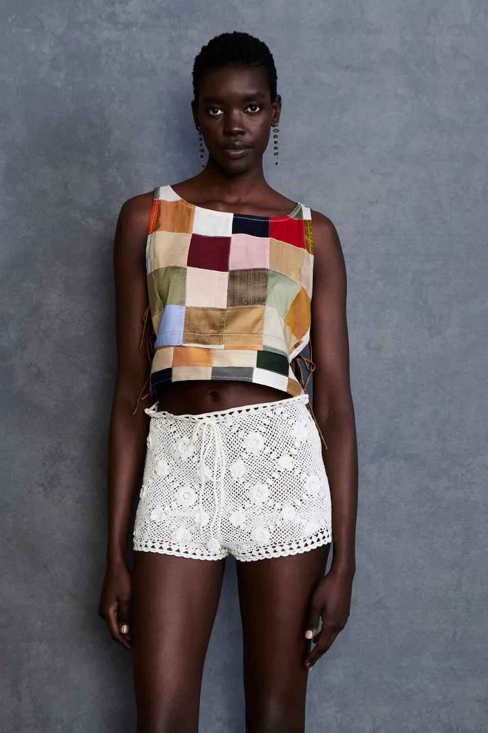 Chan Luu Gigi Patchwork Top