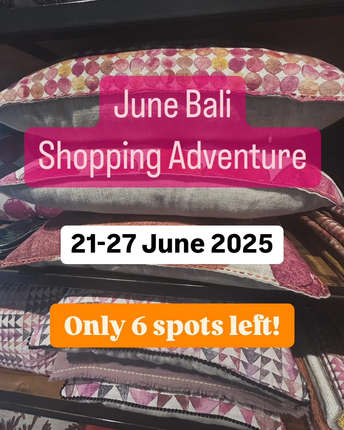 January too hot for you for Bali? Come shopping with me in June. Only 6 spots left.  Let&rsquo;s go shopping!
Bridget xx&mdash;&mdash;&mdash;&mdash;&mdash;&mdash;&mdash;&mdash;&mdash;&mdash;&mdash;&mdash;&mdash;&mdash;&mdash;&mdash;&mdash;&mdash;#bal