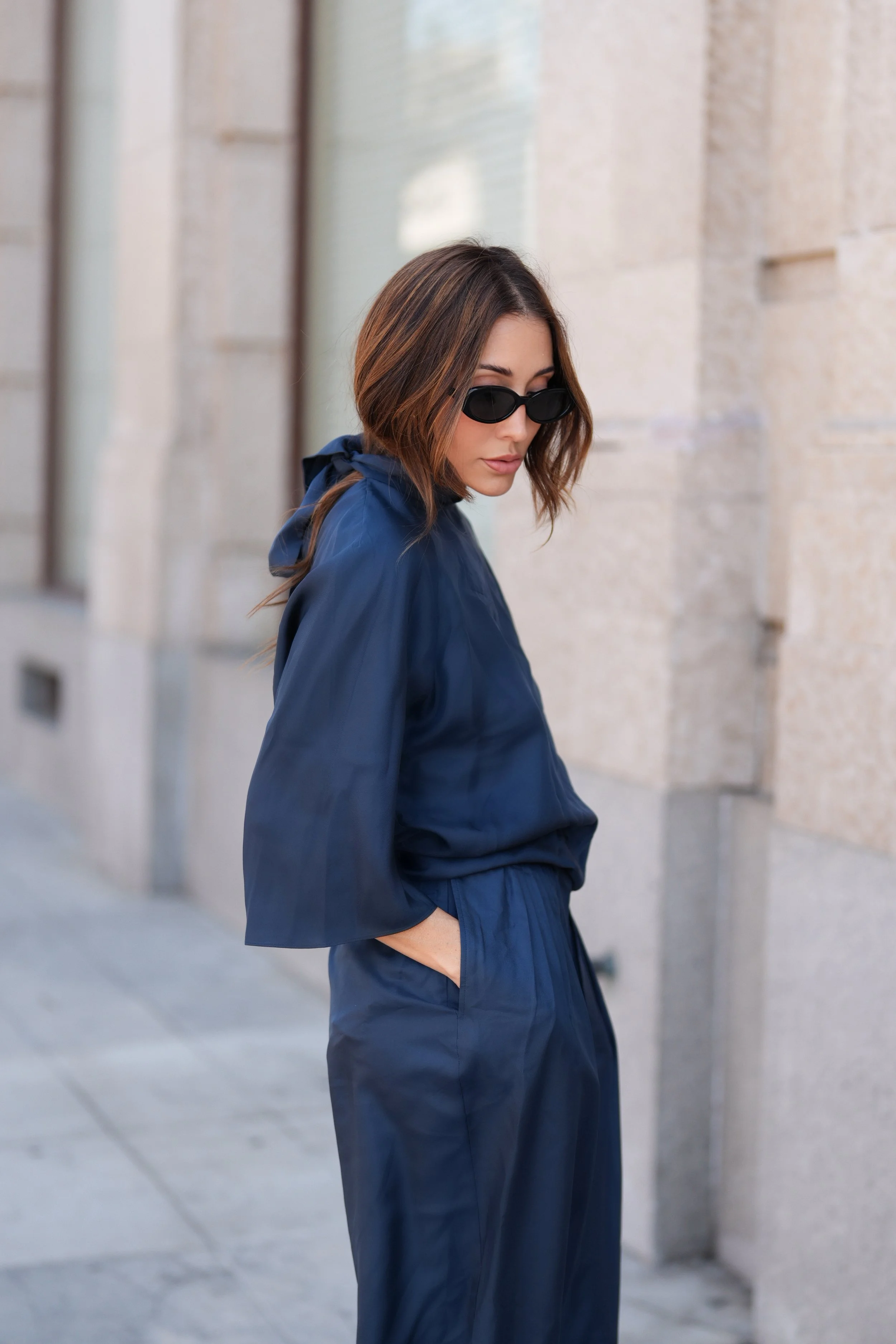 Effortless Summer Tailoring in Midnight Blue with COS