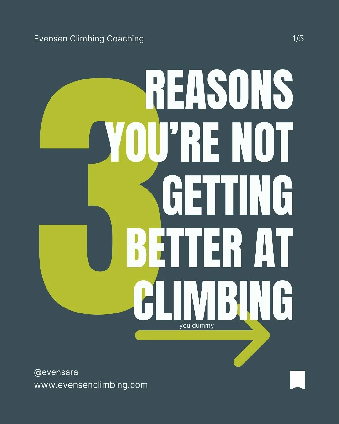 3 reasons you&rsquo;re not getting better at climbing! And none of them are finger strength&hellip;

These are the most common mistakes I see climbers make in their practice&hellip; is this you? It&rsquo;s not too late to save yourself.

#climbing #t