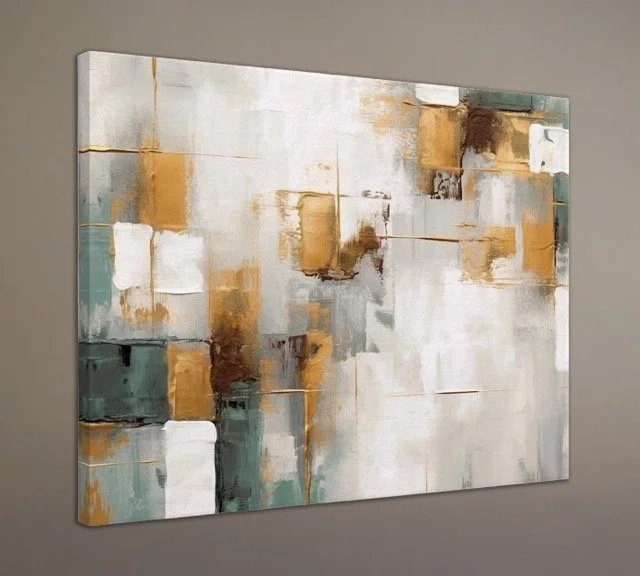 Gold Abstract Wall Canvas .jpeg