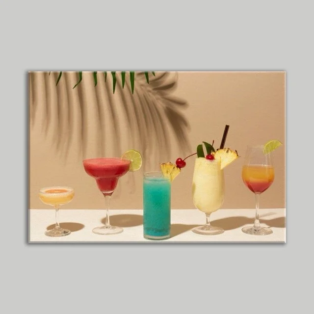 Cheers Cocktail Canvas