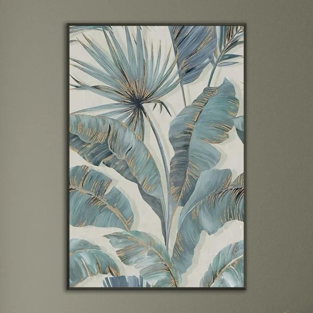 Foliage Art Metal Framed Poster 60x90 cm / 24x36″