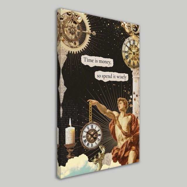 Time Is Money Wall Print.jpeg