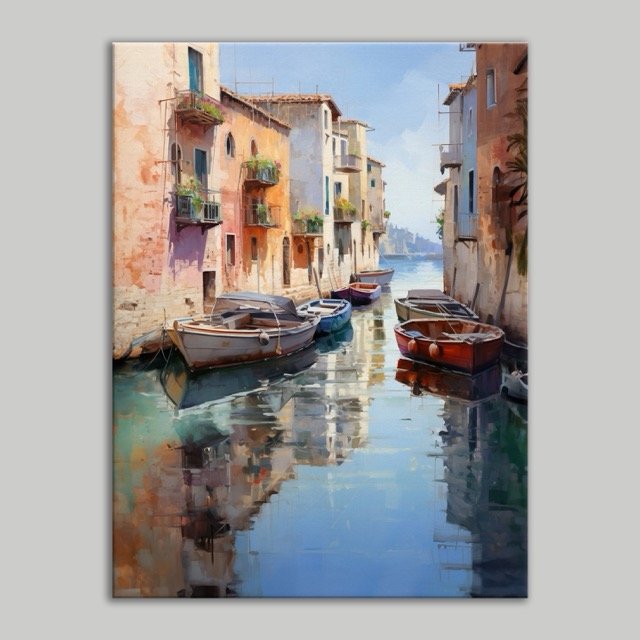Moored Boats Canvas Print.jpeg