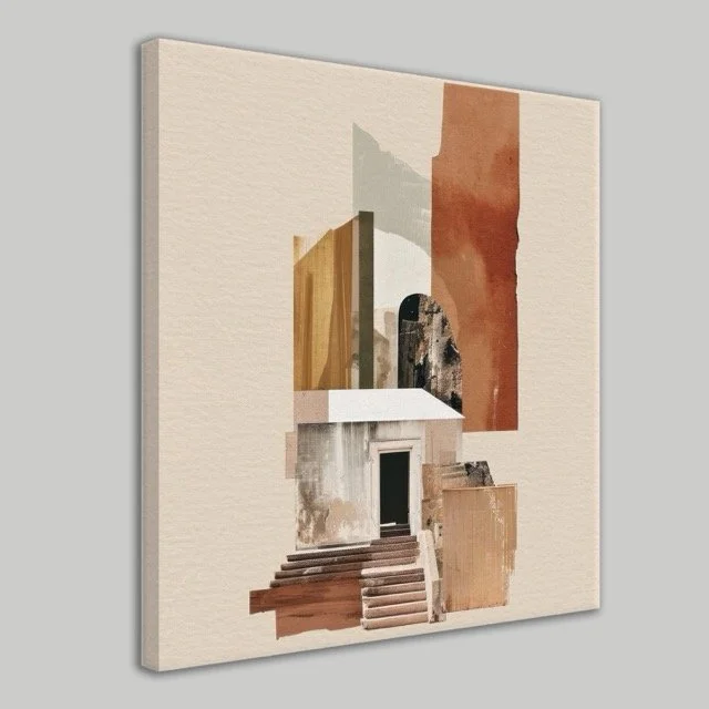 Blocks Abstract Wall Canvas Print .jpeg