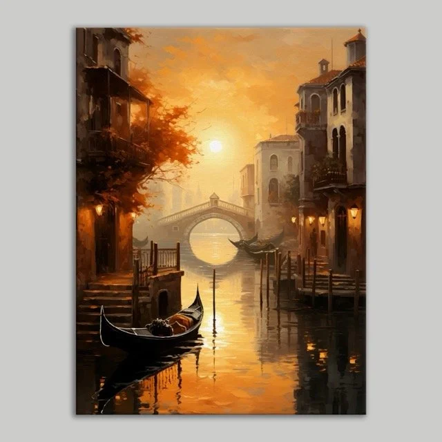 Venice Sunset Canvas