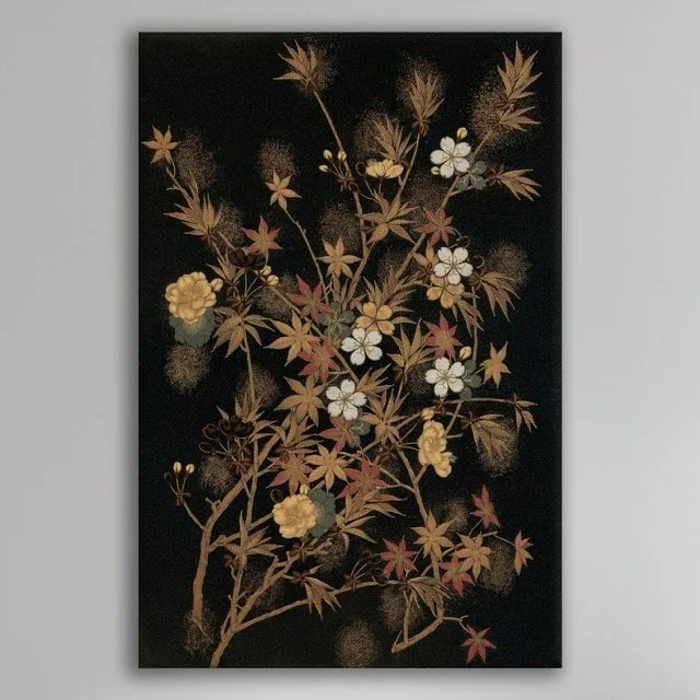 Flower Art Plain Wall .jpeg