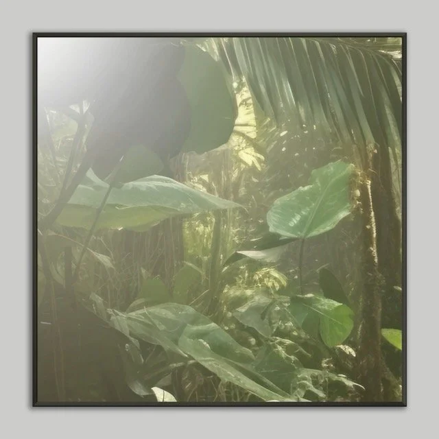 Rain Forrest Split 1 of 6 Metal Framed Print