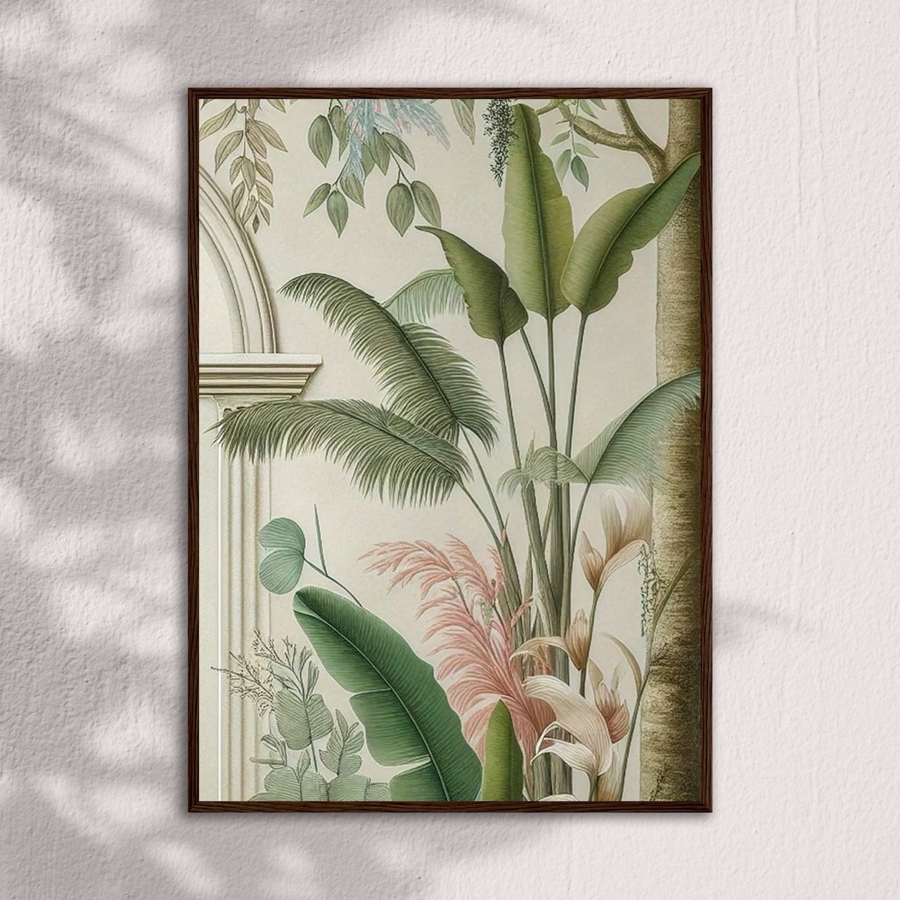 Garden Villa Wooden Framed Poster