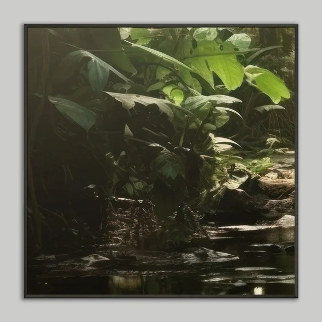Rain Forrest Split 4 of 6 Metal Framed Print