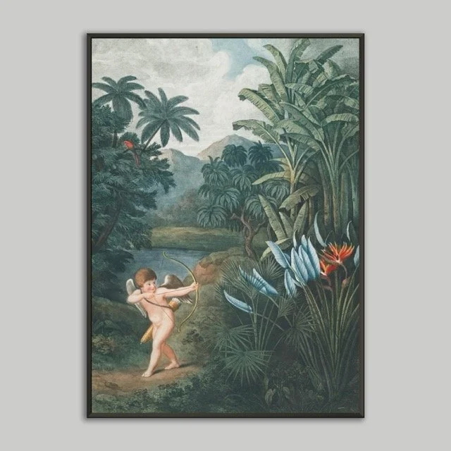 Cupid Metal Framed Print