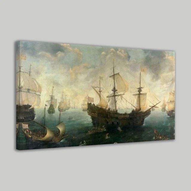 Galleon wall 2 Canvas Print.jpeg