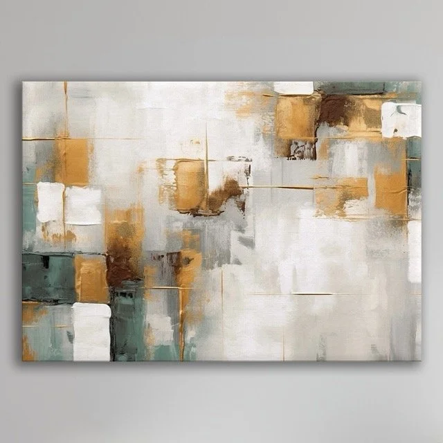 Gold Abstract Wall Plain Canvas.jpeg