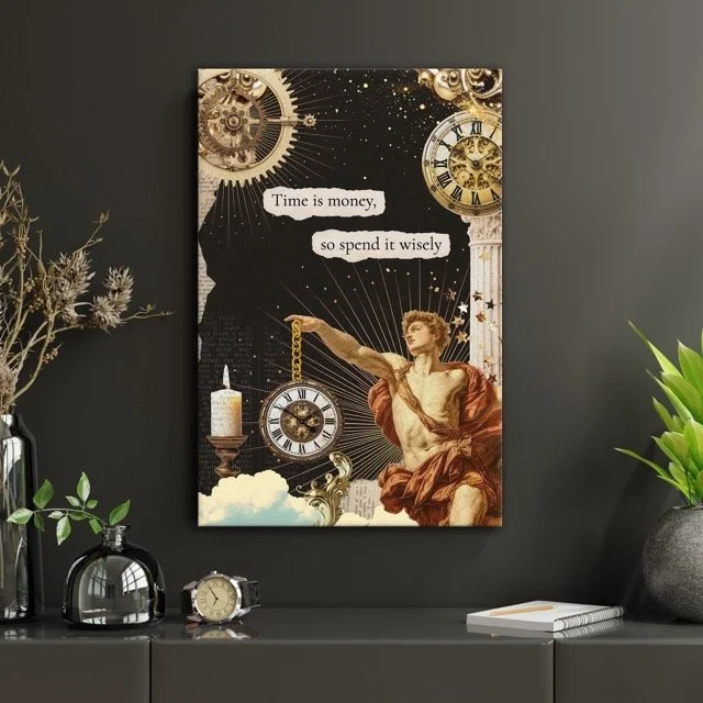 Time Is Money Canvas