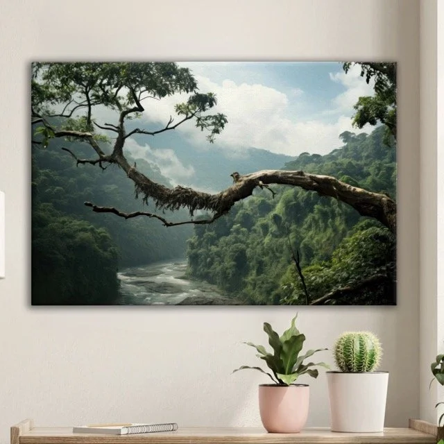 Scenic River Run Canvas