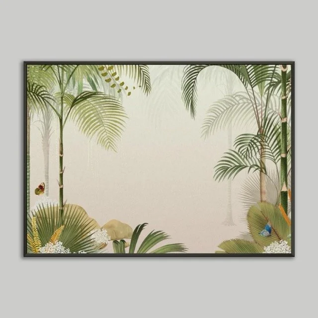 Misty Jungle Metal Framed Poster