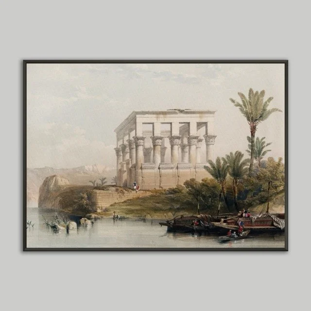 Nile Temple Metal Framed Poster