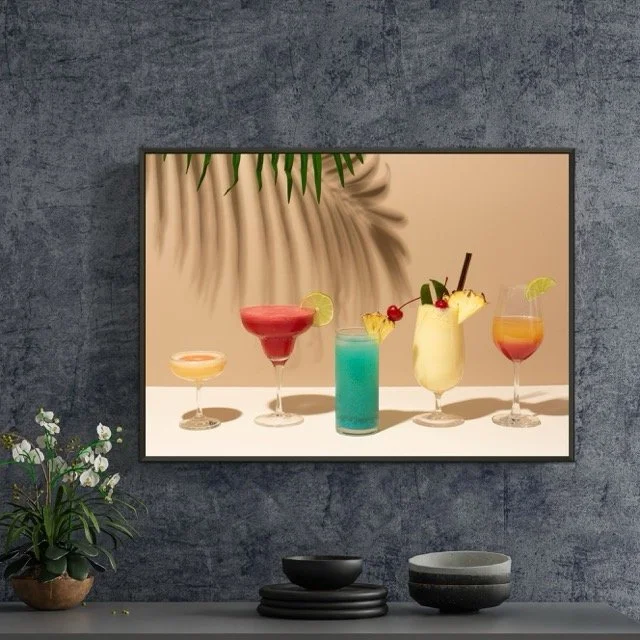 Cocktail Metal Framed Poster