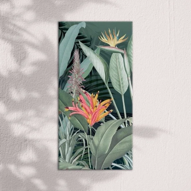 Tropicana 1 of 3 Split Canvas 50x100 cm / 20x40″