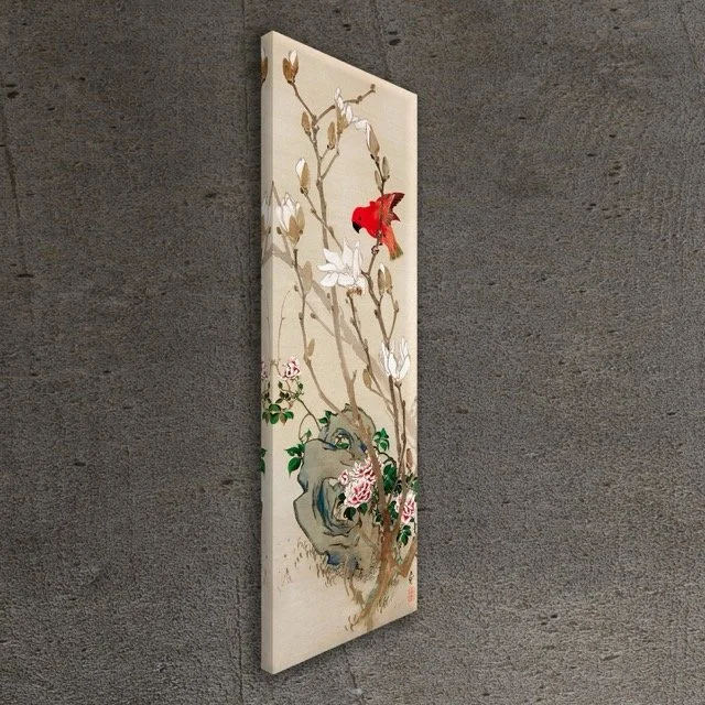 Cherry Bird Wall Canvas.jpeg