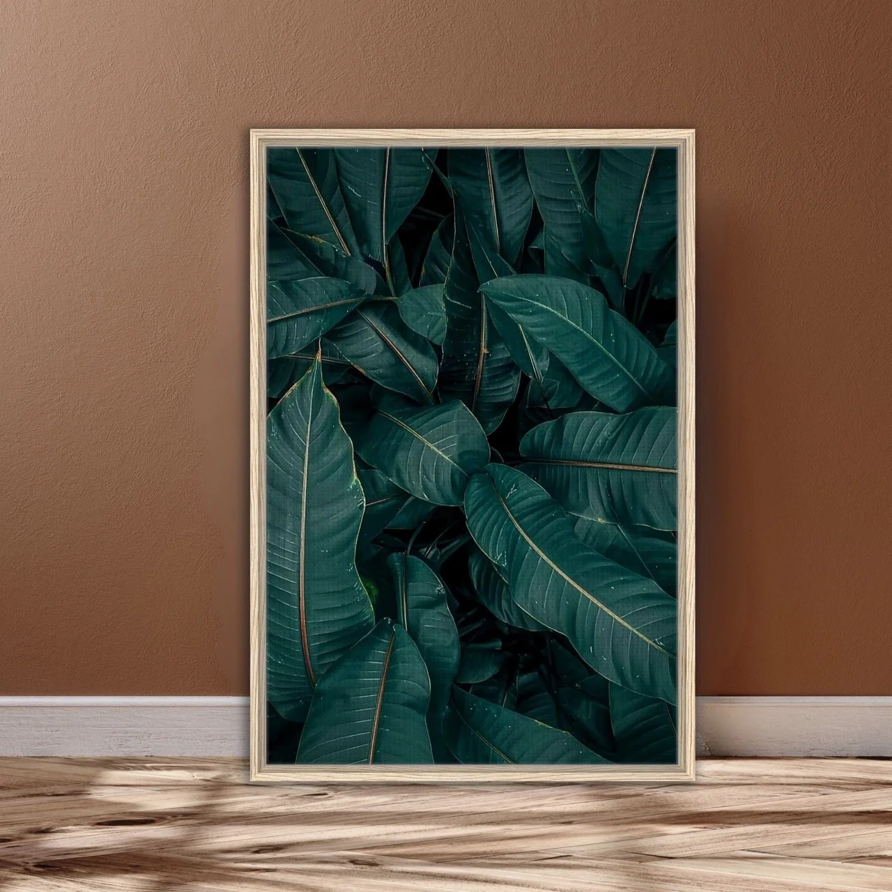 Framed Leafy Greens Canvas Print.jpeg