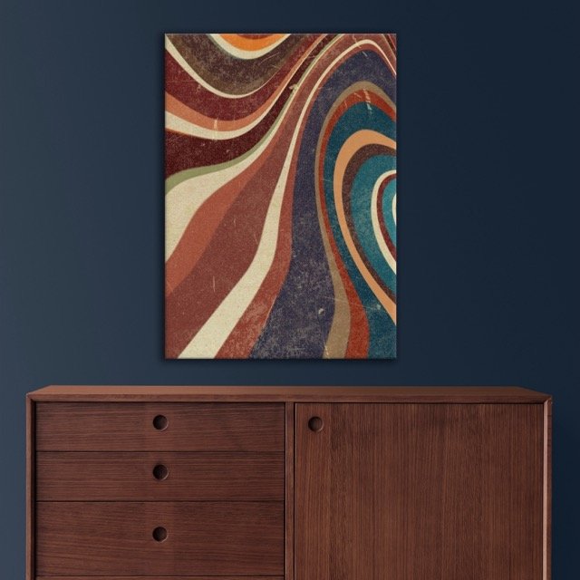 Retro Vibes Canvas Print