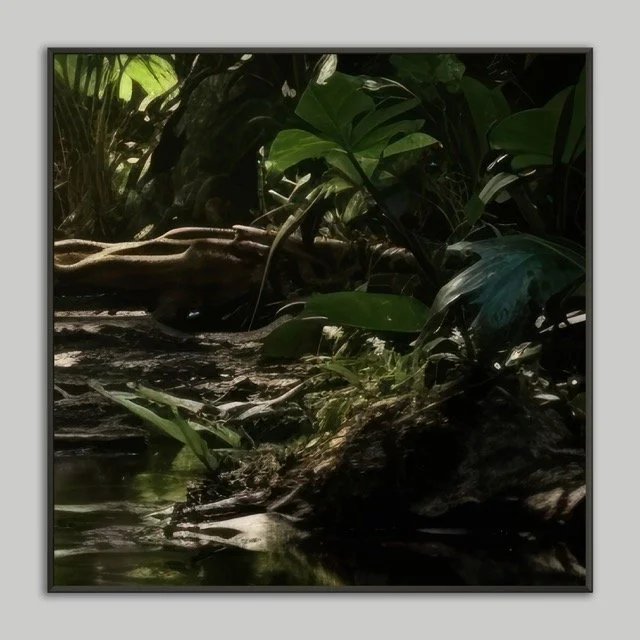 Rain Forrest Split 6 of 6  Metal Framed Print