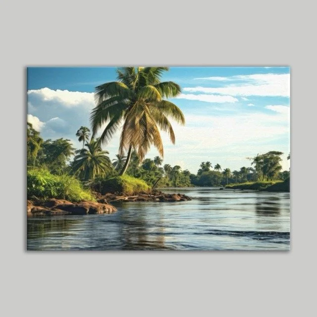 Nile Oasis Canvas