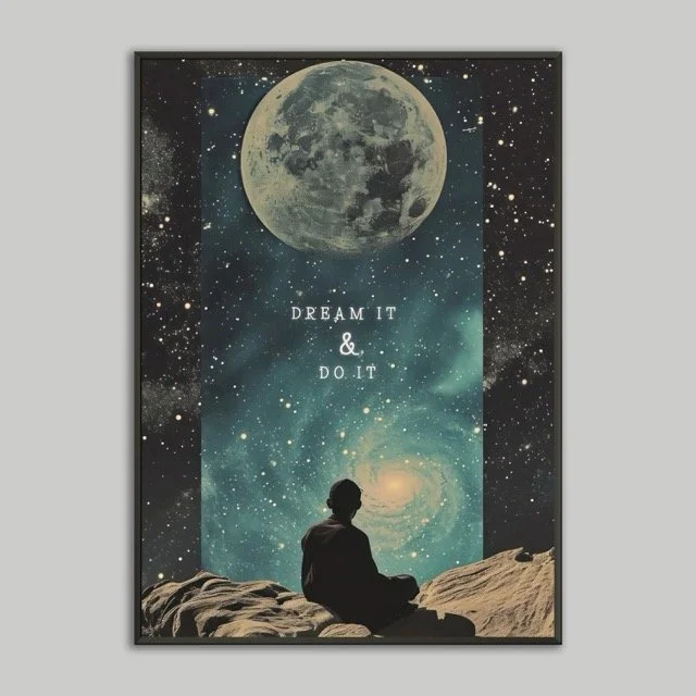 Dream It Do It Metal Framed Poster