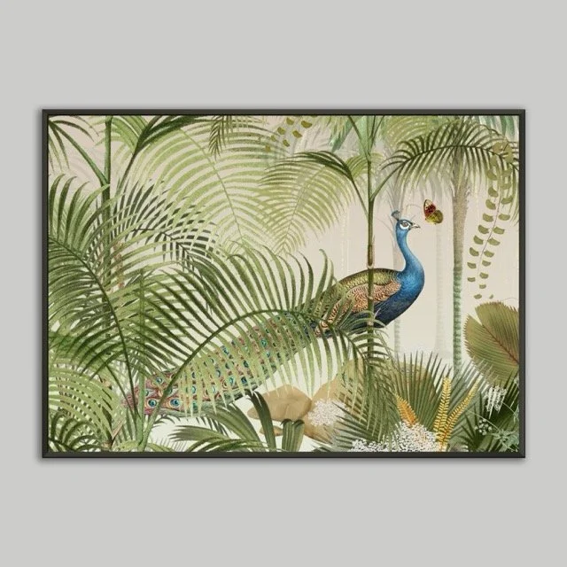 Graden Peacock Metal Framed Poster