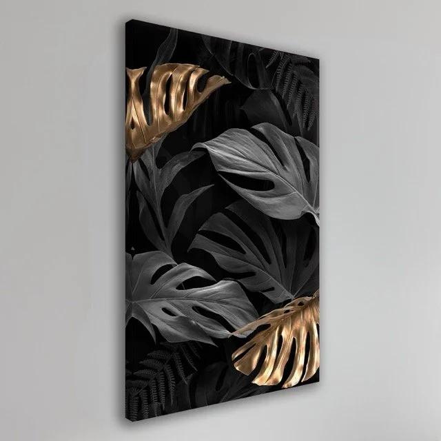 Gold Leaf Plain Wall Canvas .jpeg