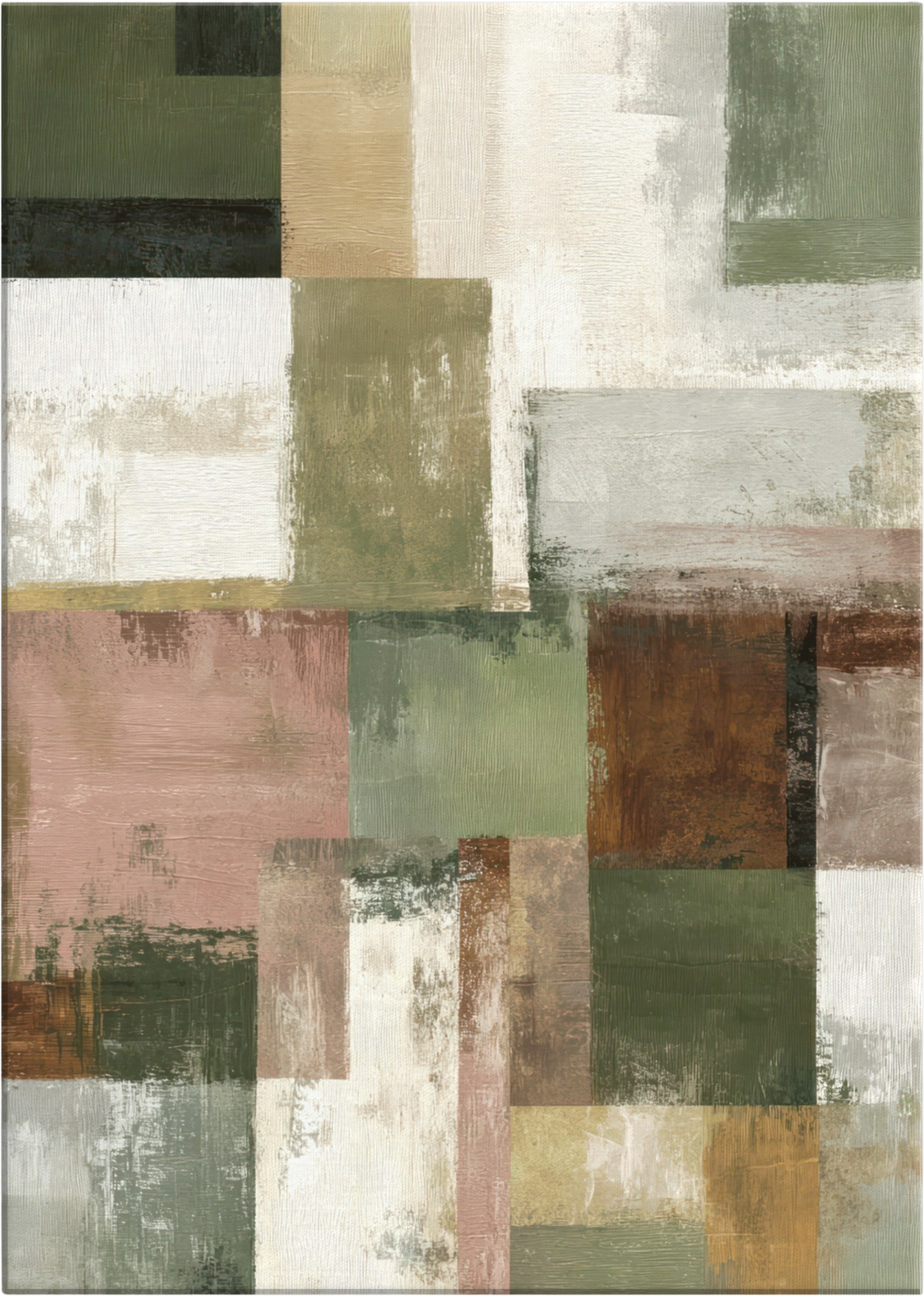 Abstract Canvas Bold Colours