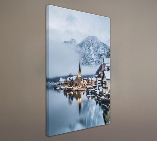 Ice Village Wall Canvas .jpeg